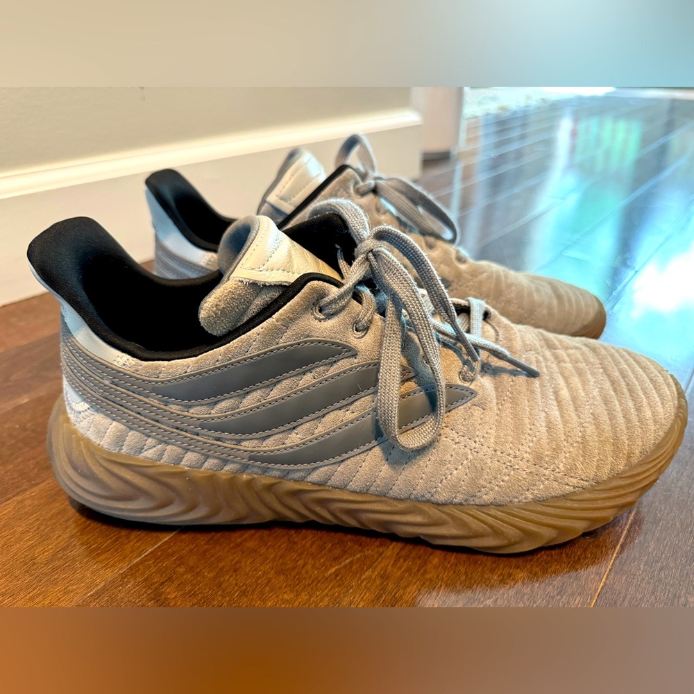 Adidas Sobakov Gray Suede Mens 13